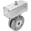 Ball valve Series: VZBC Stainless steel/PTFE Pneumatic operated Double acting PN40 Flange DN15